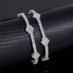 3mm Flower Tennis Bracelet - Image 2