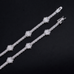 3mm Flower Tennis Bracelet - Image 4