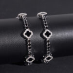 Exclusive 3mm Clover Tennis bracelets - Image 7