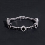 Exclusive 3mm Clover Tennis bracelets - Image 6
