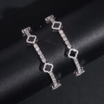 Exclusive 3mm Clover Tennis bracelets - Image 4