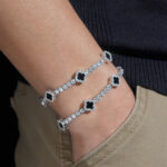 Exclusive 3mm Clover Tennis bracelets - Image 3
