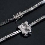 3mm Moissanite Tennis Necklace The Three Little Bear's - Image 5
