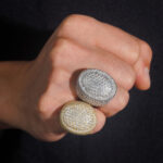 Iced Out Moissanite Oval Ring - Image 2