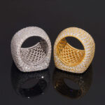 Iced out Square Moissanite Ring - Image 6