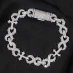 13mm Crucifix Infinity Bracelet