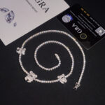 3mm Moissanite Tennis Necklace The Three Little Bear's - Image 8