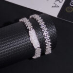 8.5mm Iced Out Crucifix Bracelet - Image 4