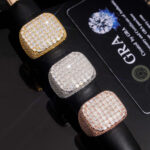 exclusive Princess Cut Moissanite Ring