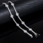 3mm Flower Tennis Bracelet - Image 3